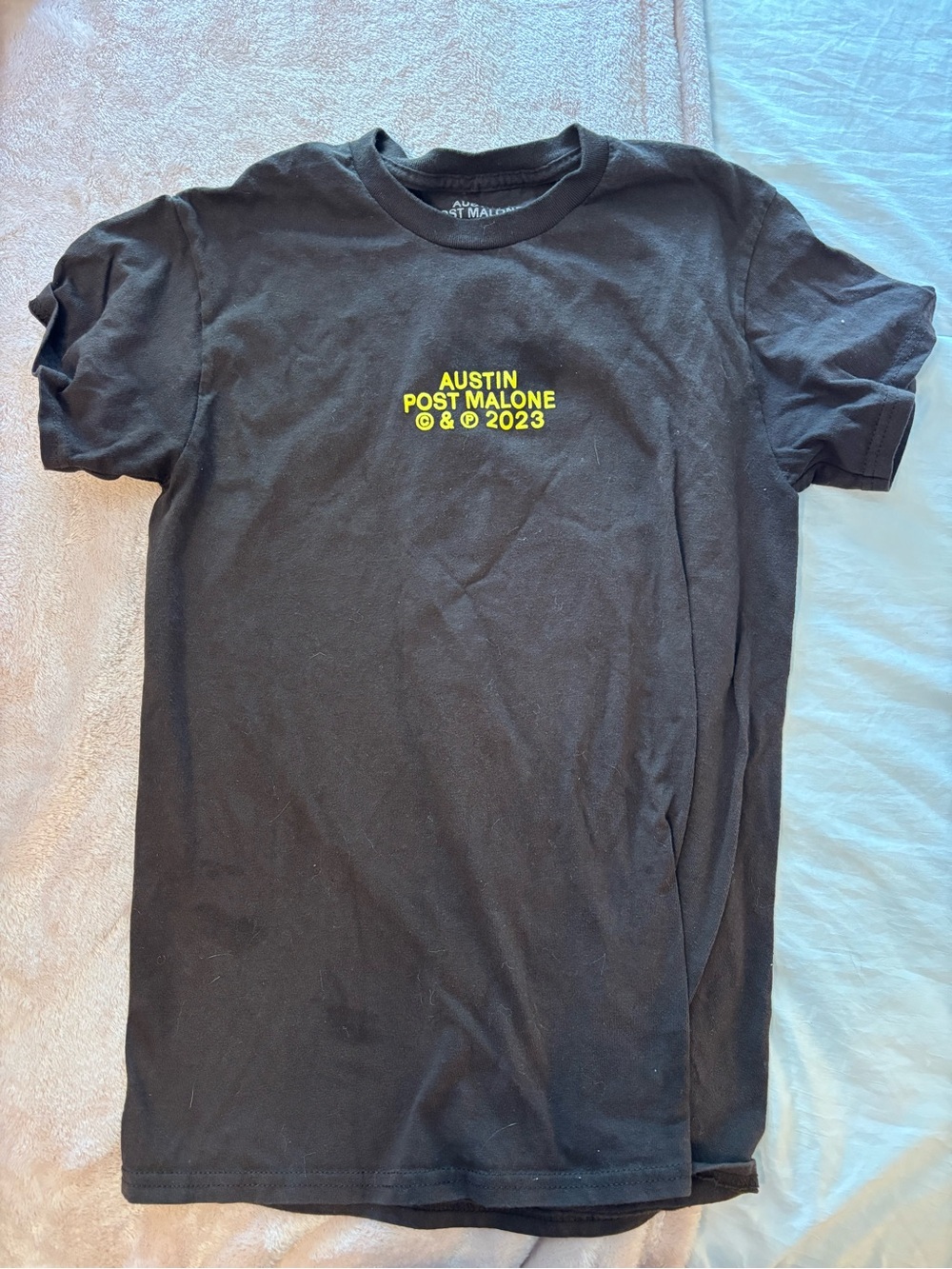 Post Malone Austin 2023 Black Graphic T-Shirt